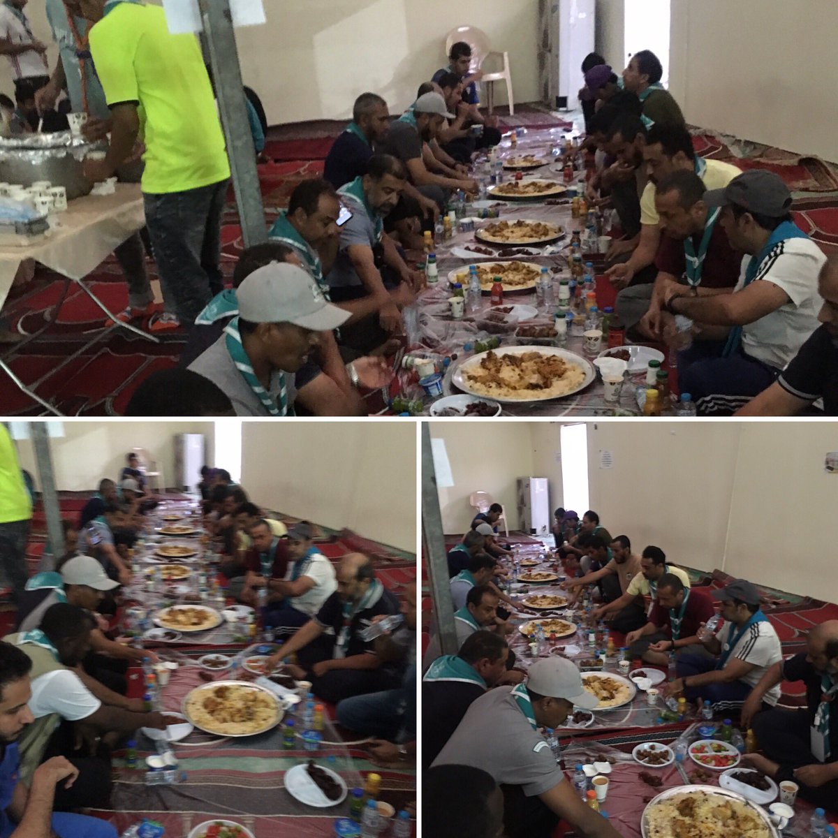 wadihaj40's tweet photo. شكراً من القلب الى قائد التغذية صالح الدهش  الأب الحنون ومساعده نايف المعيوف لتجهيزه وجبة الإفطار لصائمين ليوم عرفة في معسكر منى الوادي فجزاهم الله كل خيراً  وجعله في ميزان حسناتهم 
#معسكر_منى_الوادي
#معسكرات_الخدمة_العامة
#جمعية_الكشافة
#حدث_الأن https://t.co/3EsR1NxlxL