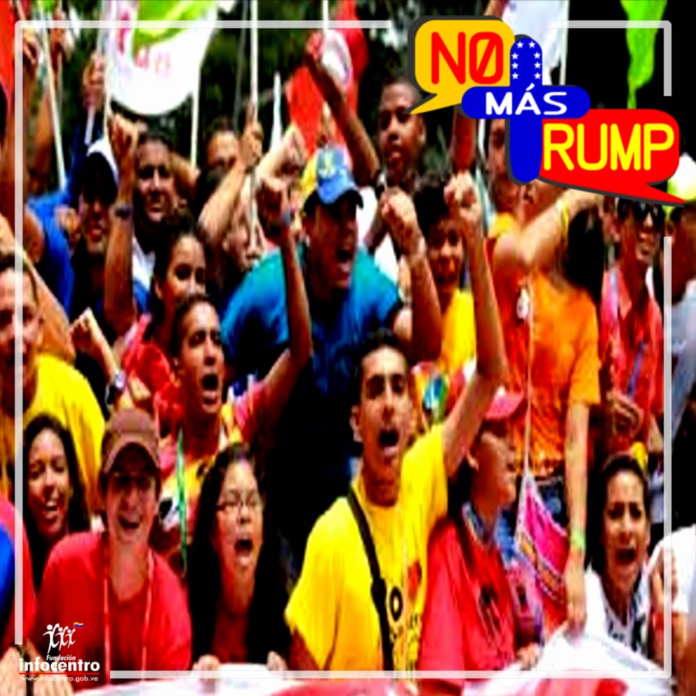 norvismartinez's tweet photo. #NoMoreTrump #NoMoreTrump #NoMasTrump #NoMasTrump es el grito aguerrido del  pueblo de Nuestra Venezuela Libre, Soberana y democrática @NicolasMaduro @DrodriguezVen @Gabrielasjr @LuisLaRosaVE @jesuarte2019 https://t.co/uanYOE7aSU