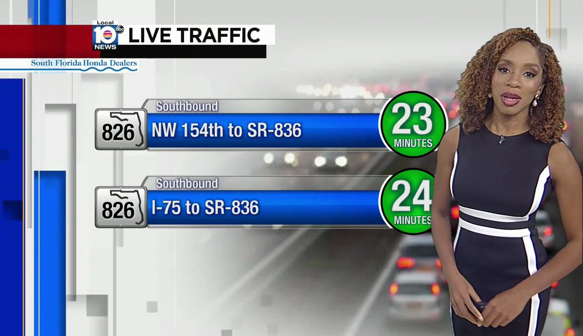 DeessesDeLaTele's tweet photo. Samantha Bryant @sbryantWPLG on @WPLGLocal10 (08/06/2019) #traffic #florida #trafficjamsam #detourgoddess #turnpikequeen
Video https://t.co/cwuNQe75Z4 https://t.co/sScpy4P6ei