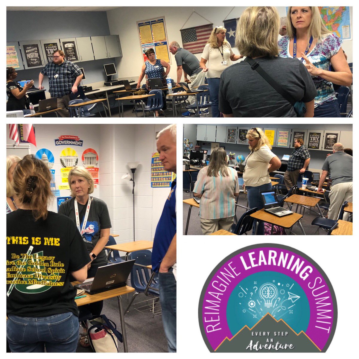 RigsbyConner's tweet photo. #KleinRLS #ReimagineLearning Ts discussing tenets of #PersonalizedLearning #AssessWhenReady Great day working with #KleinISDMath Ts from across the district @MonShall2 @KleinForest https://t.co/Jf6tKT7He8