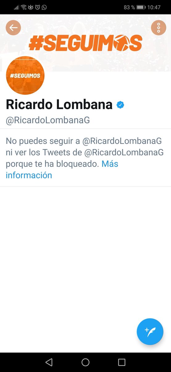 Cuando "El Mesías" te bloquea porque no soporta tus comentarios... Entonces sabes que estarás fuera de su reino. ¡Que la fuerza me acompañe!