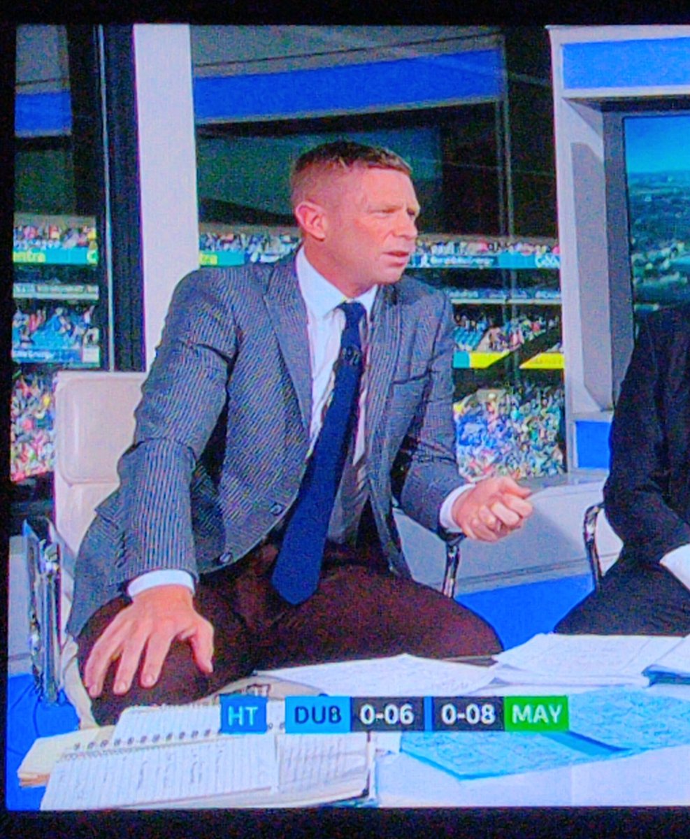 When Colm O'Rourke says Rob Hennely should keep coming out with the ball... 😅😬 #saturdaygame #DUBvMAY