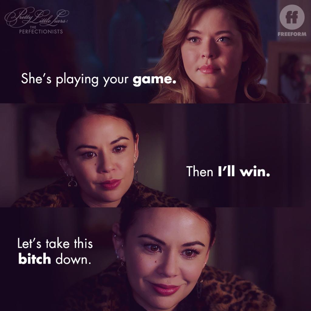 PLLonMax's tweet image. There’s no game Mona won’t play. #PLLThePerfectionists