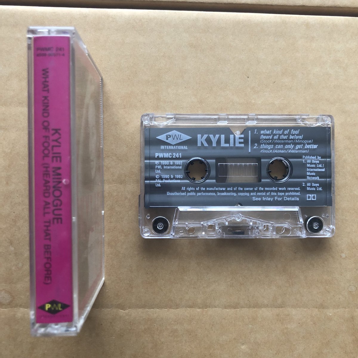 MichaelYoga79's tweet photo. Happy 27th birthday to What Kind Of Fool @kylieminogue @mikestockmusic @PWLHitFactory https://t.co/4eIjNM4oSV