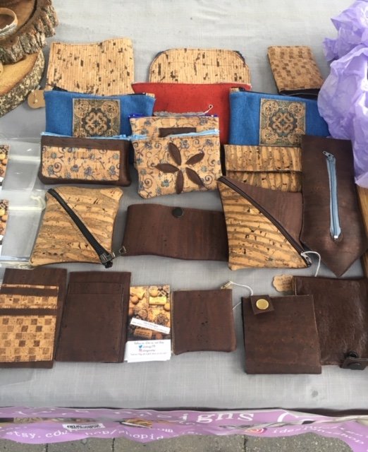 IdaDesignTO's tweet image. We are at Harbourfront until 11pm tonight. Booth # 45 @TheDanforthMH Come visit...love, follow us and shop ♡♡♡ #cork #tree #bark #wood #nature #hautefashion