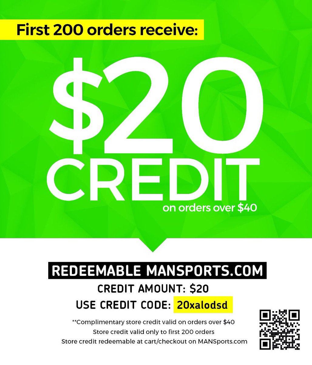 MANSportsInc's tweet photo. Oops...we aren’t sure how this happened but everyone use code: 20xalodsd at https://t.co/XZhwHKi4jx and receive an automatic FREE $20 Credit.

#MANSports #supps #supplements #protein #fatburing #fitness #fitfam #aminos #amino #bcaa https://t.co/fVHTt0Xec2