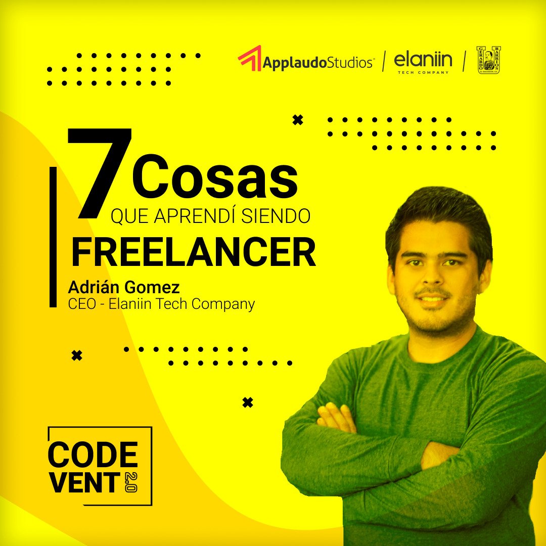 NodeSchoolSM's tweet image. ¡Traemos noticias del #CODEVENT 2.0!
¿Te preguntabas cuales serían los temas? Aquí te los presentamos finalmente 👌🎉 4 charlas muy interesantes que no puedes perderte para el próximo sábado 17 de Agosto, ¡los esperamos!

Agradecemos el apoyo de @UGB_SV @Elaniin @applaudostudios