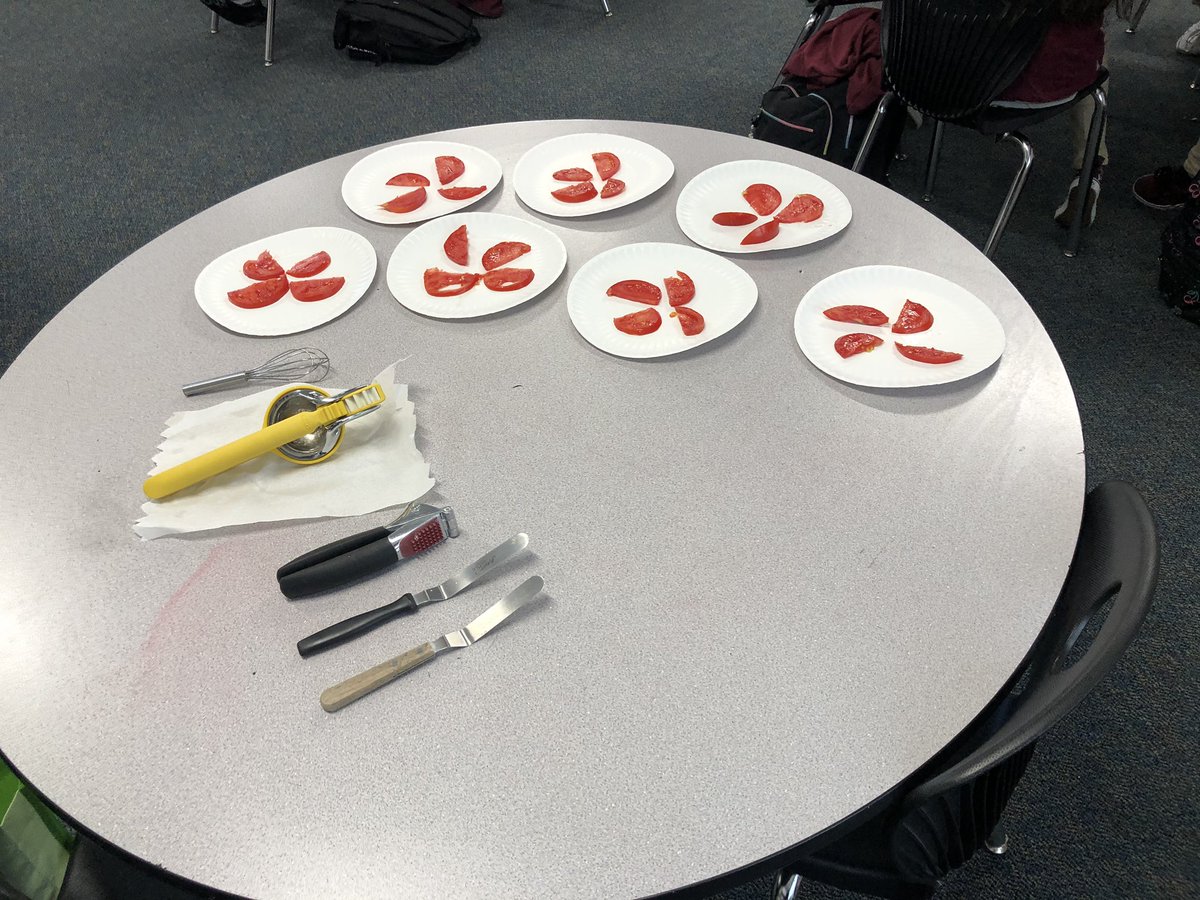 FeasterCharter's tweet photo. Loved seeing a #sagegardenproject lesson during Mr. Fraser's elective time! Students connected math and science to the making of salad dressing! #feasterlearns #feastermiddle https://t.co/IDC4Y463rY