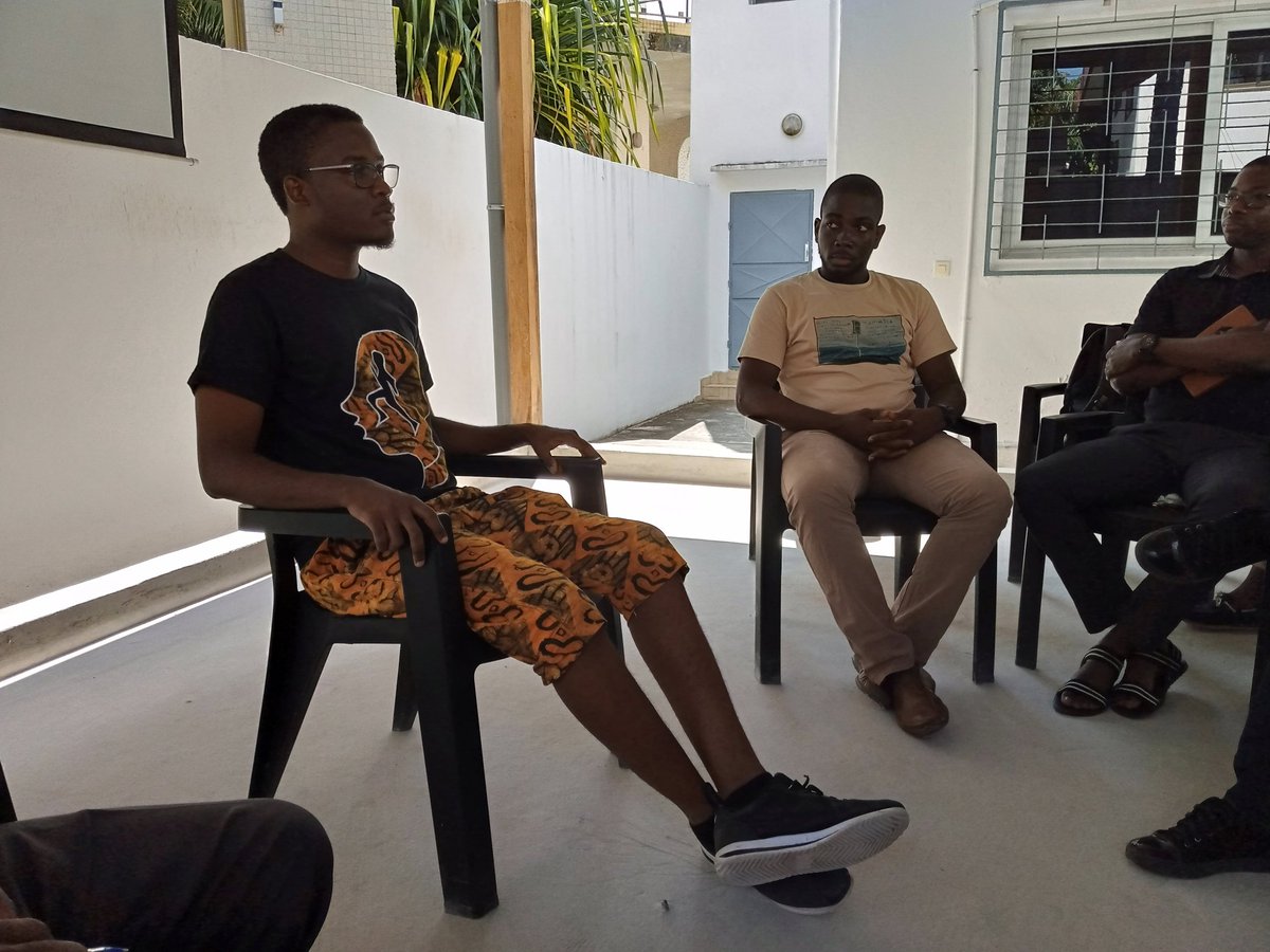 wpcotonou's tweet photo. Images de notre premier meetup #WordPress, Ask me anything avec @sorich87.

Merci aux participants et rendez-vous pour une prochaine rencontre 👏

#WPCotonou https://t.co/JwJ6zScCNZ