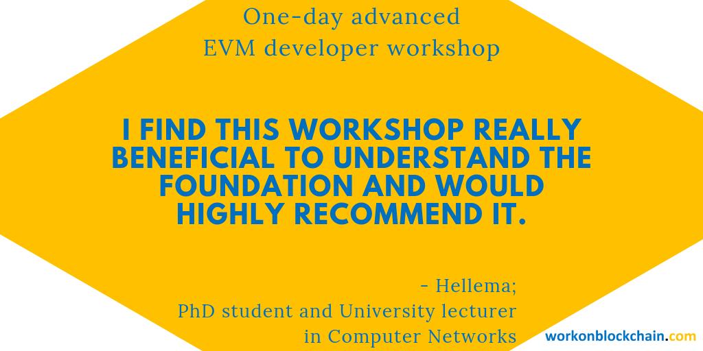 DevITJobsFR's tweet image. We strive to make our workshops beneficial for anyone wishing to build a strong foundation in #blockchain #technology... Join us at our next workshop by checking out workonblockchain.com
#workonblockchain #developers