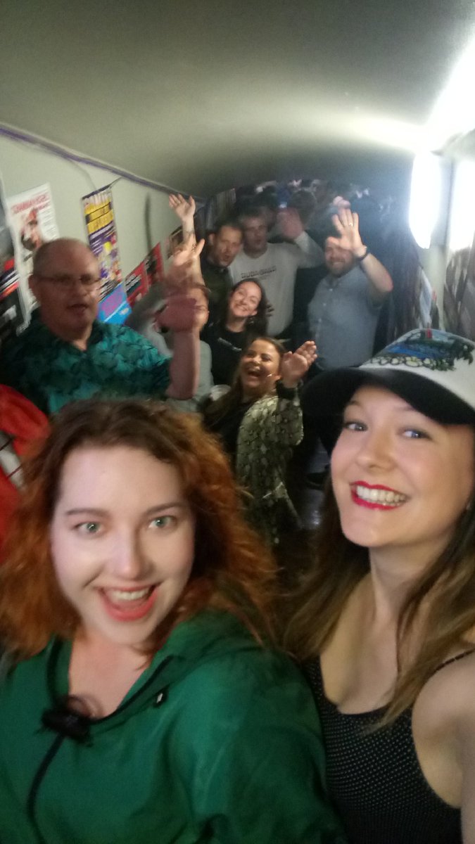 We were full to bursting last night! Here's our fun and zesty bunch queuing up before the show. 
@jessiestandsup <a href="/BeckyPcomedy/">Becky Povall</a>
#comedy #standupcomedy #FridayFeeling <a href="/3Sisters_Edin/">thethreesisters</a>