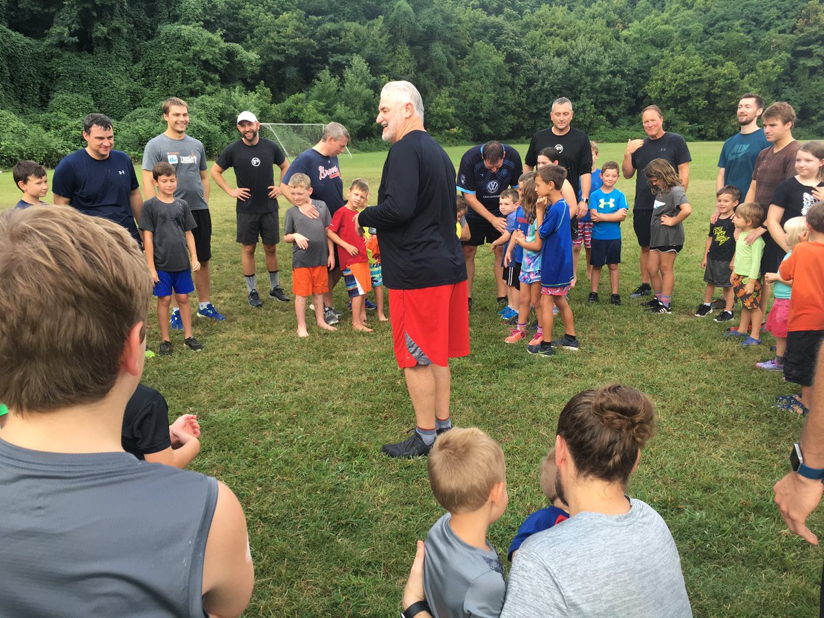 F3Chattanooga's tweet photo. 67 getting better while including the next generation! #threeskin is a big kid too! ...so is #Venus! at #landfill @F3Chattanooga and @F3Dad https://t.co/M4ZZTnKJnv