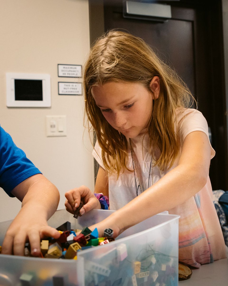 KScienceSchool's tweet image. STEM week means engineering musical chairs! Our Day Campers spent Thursday rotating through engineering stations attempting to build roller coasters, catapults and pine box cars. Special thanks to Climax Molybdenum for sponsoring all things STEM this week!