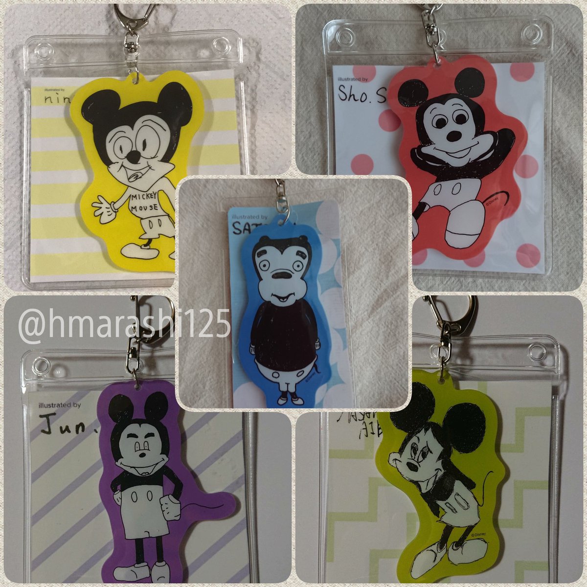 嵐を旅する展覧会 グッズのミッキーコラボ『アクリルキーチェーン