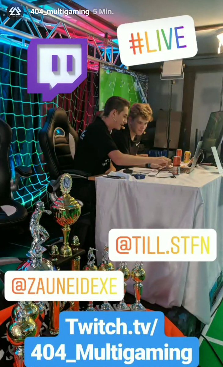 Der XTAIN eSport Cup 2019 ist gestartet und wir sind live!

Twitch.tv/404_Multigaming

#XTAIN #CONRAD #FIFA19 #404MG