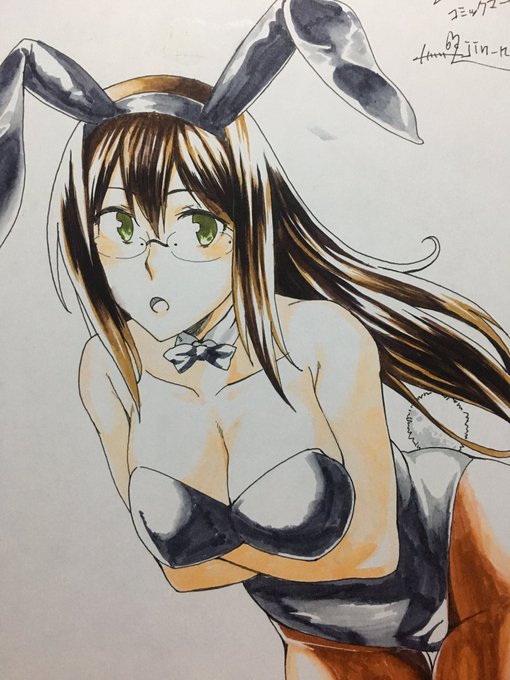 コミケで出品予定の色紙用大淀絵の色塗りでけた(゜∀゜) 