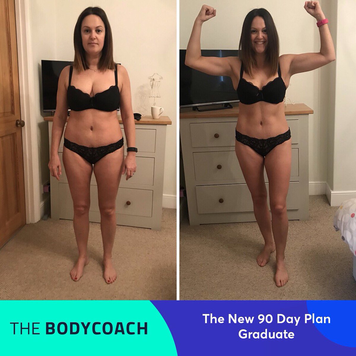 thebodycoach's tweet image. Happy graduation day Michelle. You have absolutely smashed it and you look fantastic 🙌🏻 That smile has made my day 😊 Have an amazing weekend you lean winner, you should be super proud of yourself 🔥 #90dayplan #thebodycoach 

thebodycoach.com/90dayplan
