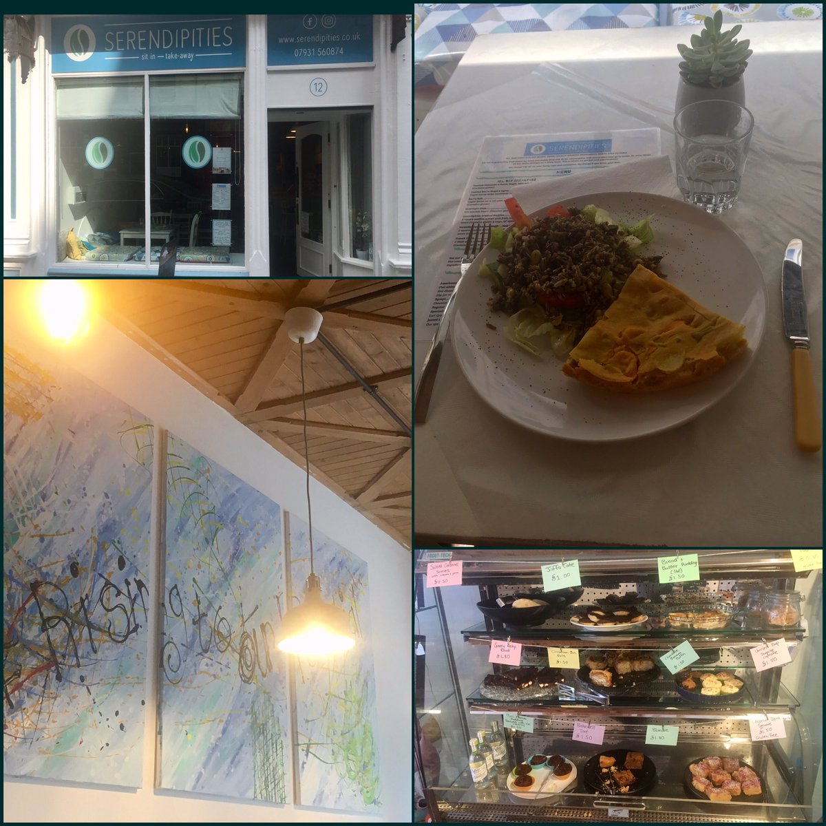 JamesOutterson's tweet photo. Lunching at #Serendipidies in #Dundee. Great food and no waste. #SocialEnterprise #RisingToOurPotential I ended with a #SaltedCaramel #Scone. Winning! https://t.co/ifVwgt6hQn