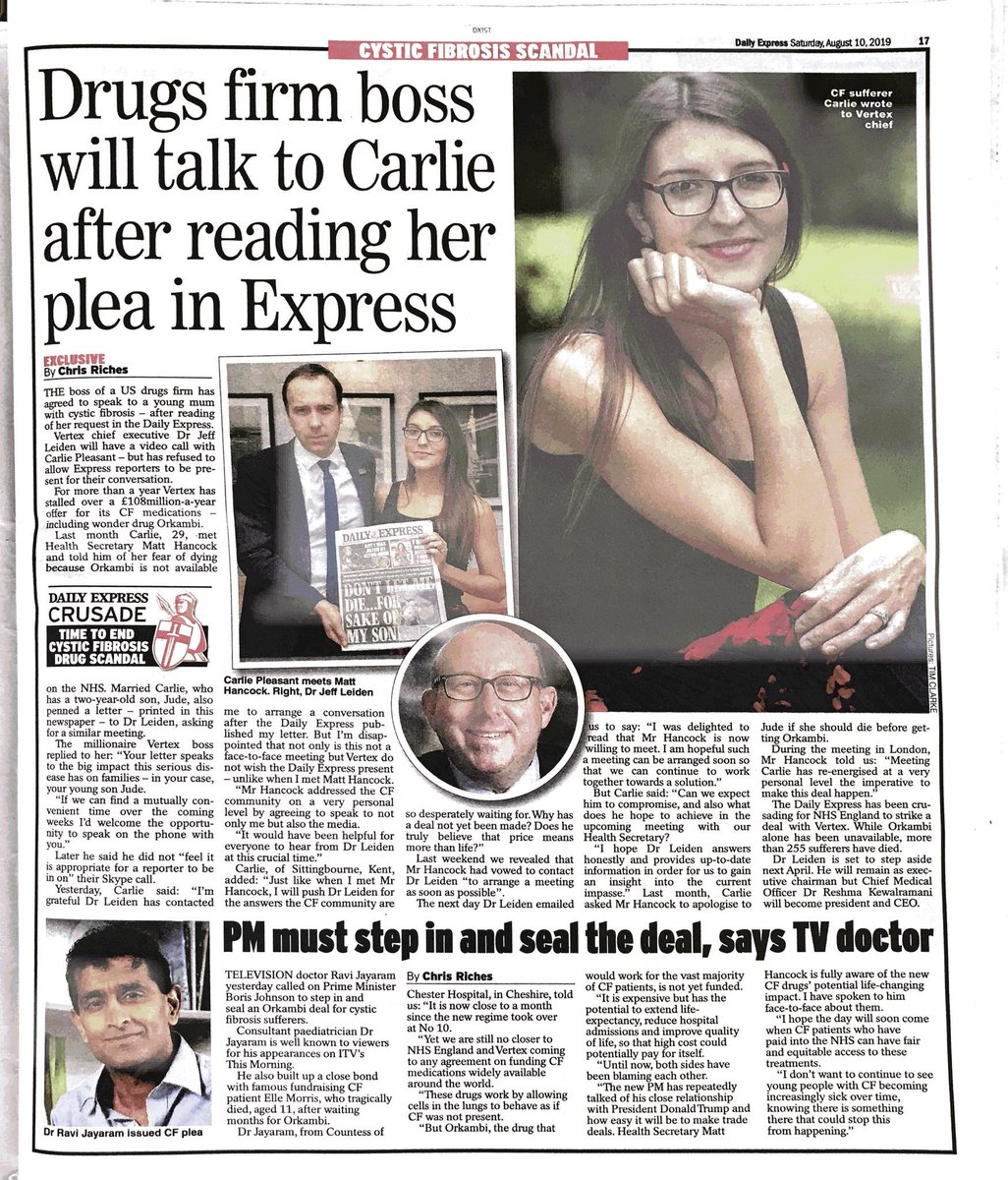 CFno1LeftBehind's tweet photo. @MotherhoodvsCF @Daily_Express @VertexPharma @DrRaviJ @BorisJohnson @ChrisMRiches @MattHancock @PHE_uk @NHSEngland .OMG Your all amazing ppl @DrRaviJ @ChrisMRiches @MotherhoodvsCF @BorisJohnson @10DowningStreet @Daily_Express @VertexPharma Let’s get the deal over the line We need to #SaveCFlives #LifeSavingDrugs4CF #OrkambiNow #interimDealNow

Boris, you promised @Elizabe46045399 at hustings? https://t.co/D6z3bf0msq