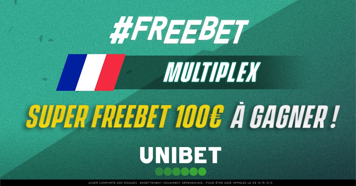 🤔 Quel sera le nombre total de buts dans le Multiplex de 20h00 ? 

➡️ RT +  Pseudo + #SuperFreebetUnibet
⏰ Fin du jeu à 20h00 
🍀 TAS le 11/08

#TeamParieur