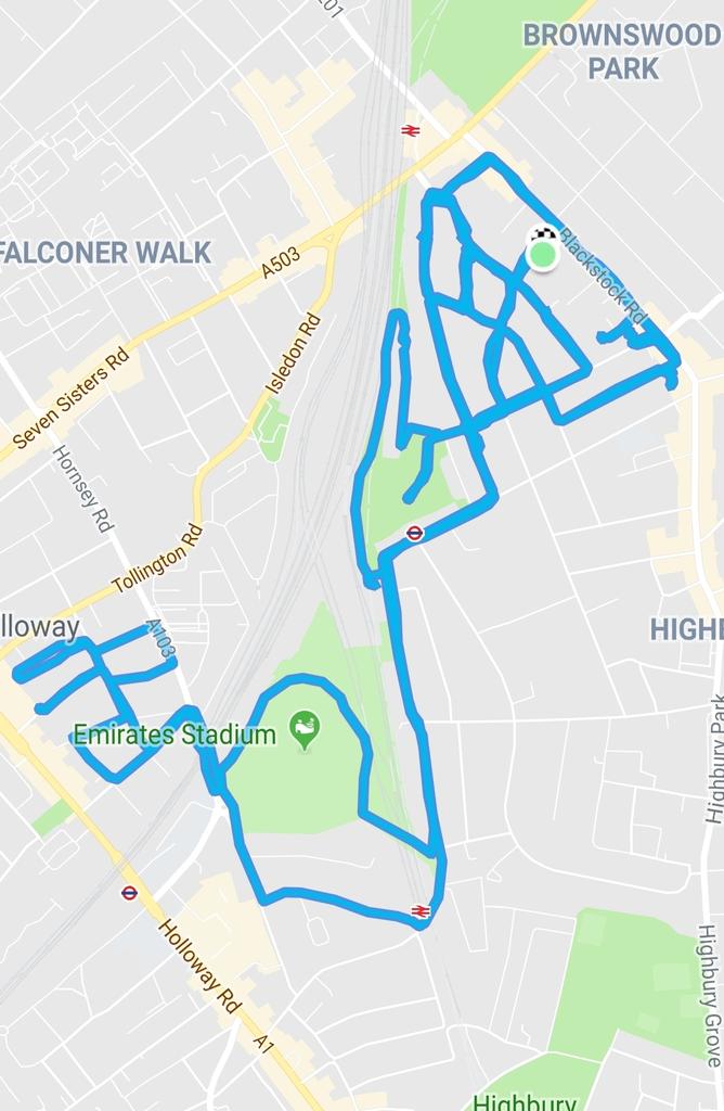 MPSArsenal's tweet photo. We were on duty until late last night & despite the rain, 10 people were dispersed around Prah Rd & Blackstock Rd. We are back on patrol again tonight using the dispersal power in place #Highbury #onthebeat #mapmypc #islington https://t.co/YgezvT5PbW
