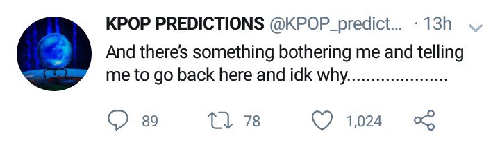 Kpop Prediction Accs Are Fake On Twitter Let S Talk About Kpop Predict18 Some Of You Guys Already Knew Kpop Predict18 Is Totally Bullshit Obviously She S Just Pretending Like She Can Predict See The Future Lmao