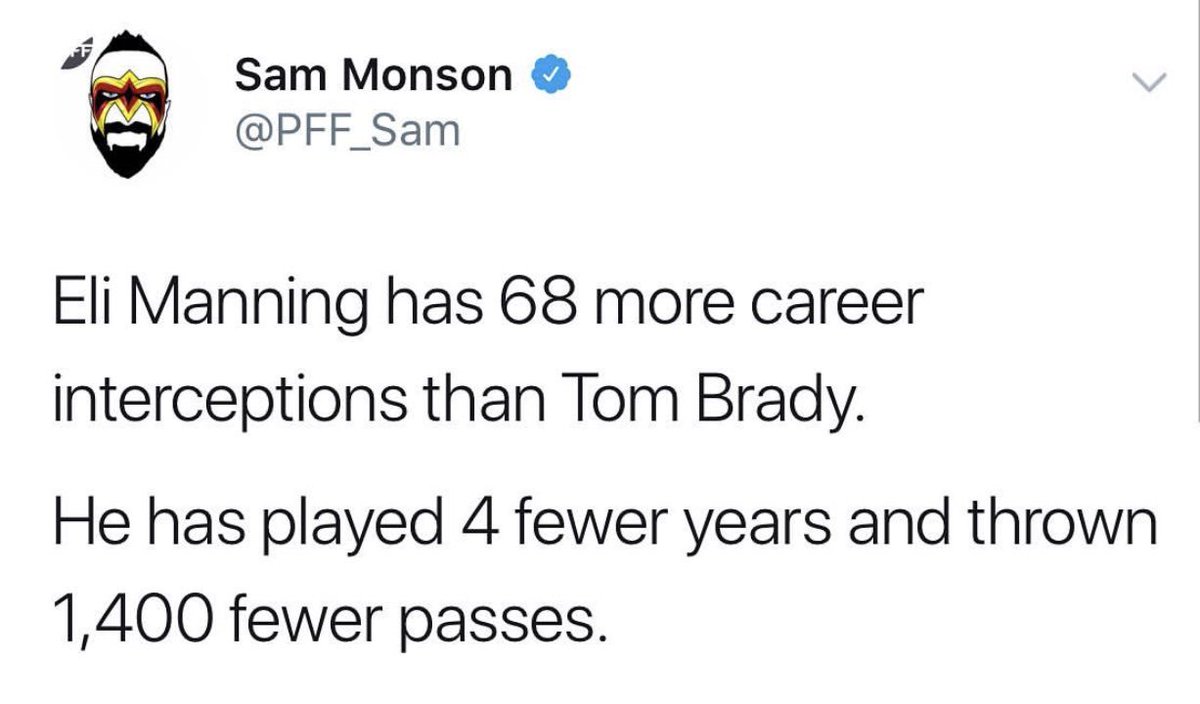 qbdamassa's tweet photo. Eli Manning merece hall of fame? 🤔 https://t.co/bkHaMh7fxU