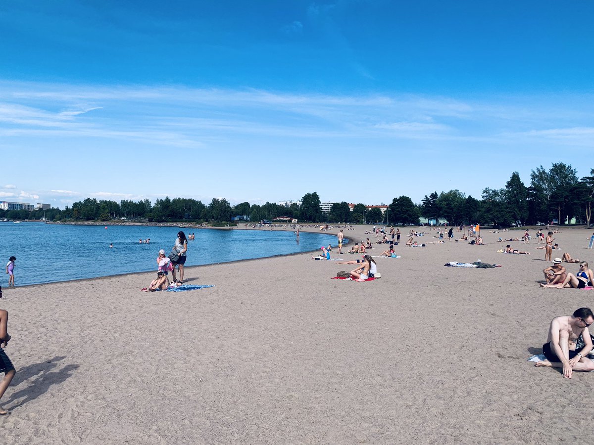 morganmck's tweet photo. #Helsinki Beach town. https://t.co/1uhWJKdIWD