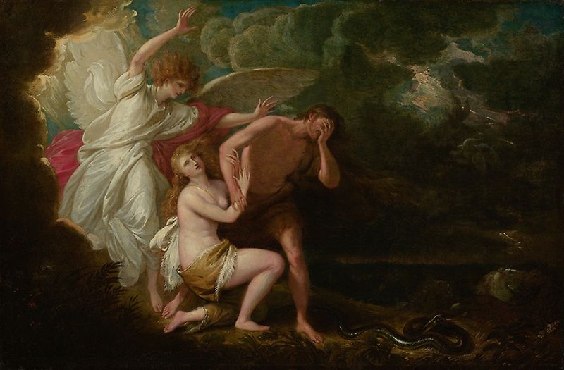 1907_mohamed_72's tweet photo. The Expulsion of Adam and Eve from Paradise, by Benjamin West. (1791)

Expulsion Of Adam And Eve, by John Faed. (1880)

The Expulsion of Adam and Eve from the Garden of Paradise, by Alexandre cabanel. (1867)

The Expulsion of Adam and Eve, by Arthur Trevethin Nowell. (1897) https://t.co/taIIi4eKsT