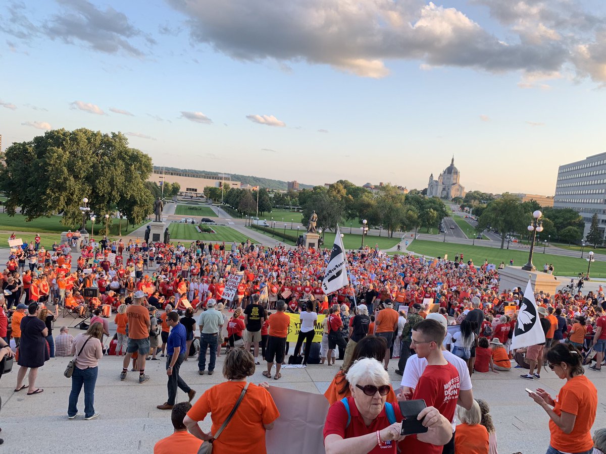 MiaLisaOlson's tweet photo. #MOMSDemandAction ❤️
#ProtectMN 🧡
#Enough 💔
#HonorThemWithActionRally 
#ThoughtsandPrayersisNotAction We need prevention! https://t.co/Zk9wT0s2vp