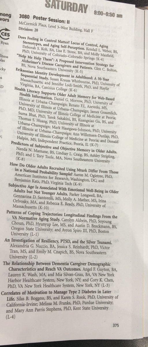 apadiv20's tweet photo. #APA2019: Division 20s Poster Session 2 
30+ posters packed in 50 minutes.  Stop by!
When: Today at 9am to 9:50am https://t.co/6SQCfyQyXr