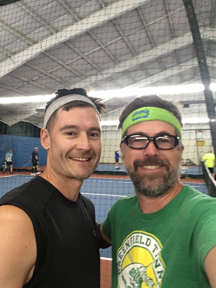 SachemHead's tweet photo. Jason &amp; I teamed up at 1st doubles for a win over New Hampshire, 6-3, 6-2. #BackhandedComplement won 3-1, which puts us in a good position going into the final RR match. https://t.co/CQ3gtGZxkE
