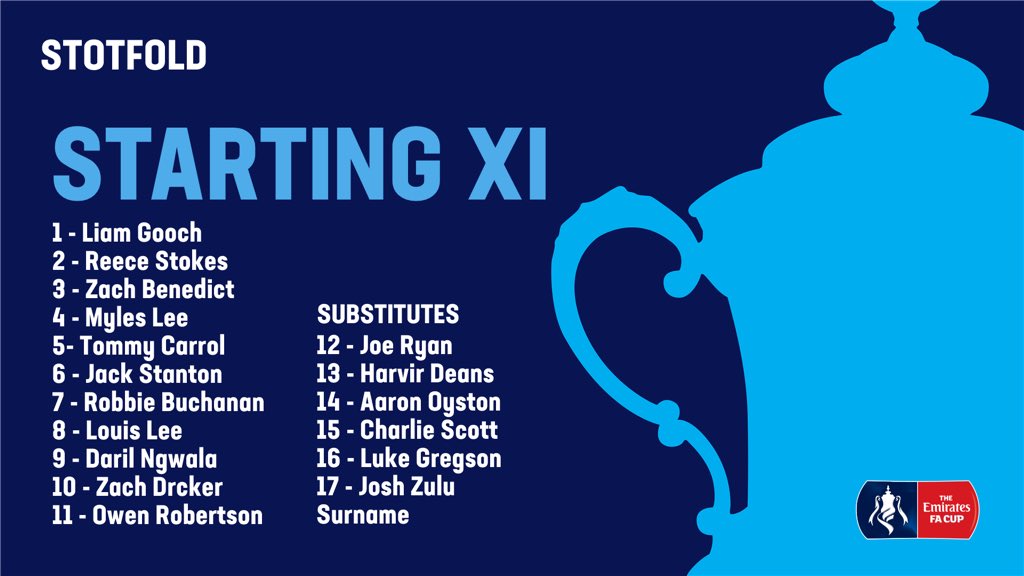 stotfoldfc's tweet photo. Today’s stating line up https://t.co/t0Zq5roXNR