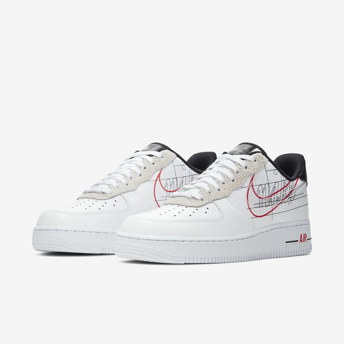 air force one evolution of the swoosh