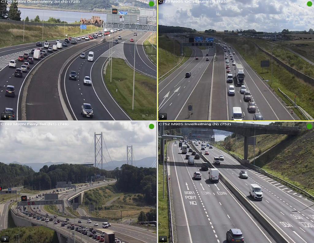 trafficscotland's tweet photo. 🚗 CONGESTION 🚗     15:09 ⌚️

Queensferry Crossing

#M90 N/B from the #J1A Queensferry
S/B from #J1B Ferrytoll 

#AllowTime
@TheForthBridges https://t.co/L8amzkwTCp