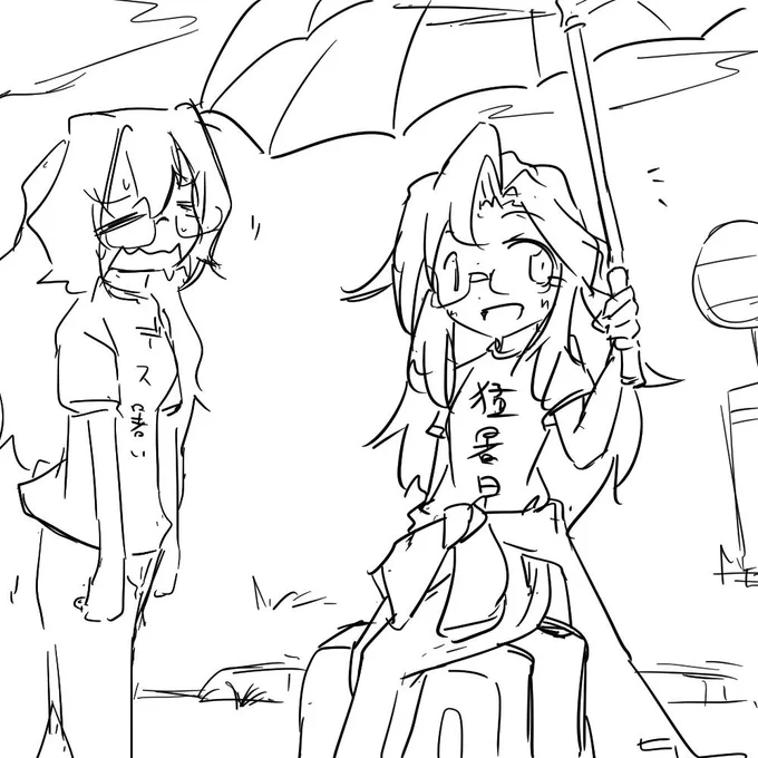 帰省前らくがき柳ちゃん 