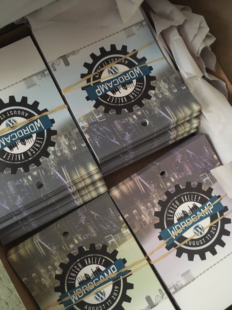 Badges ready! 1 week till #wclvpa !