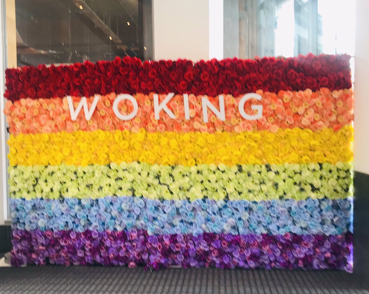 S_F_A_UK's tweet photo. #wearewoking #wokingpride Woking in bloom! https://t.co/wZY40xaYuw