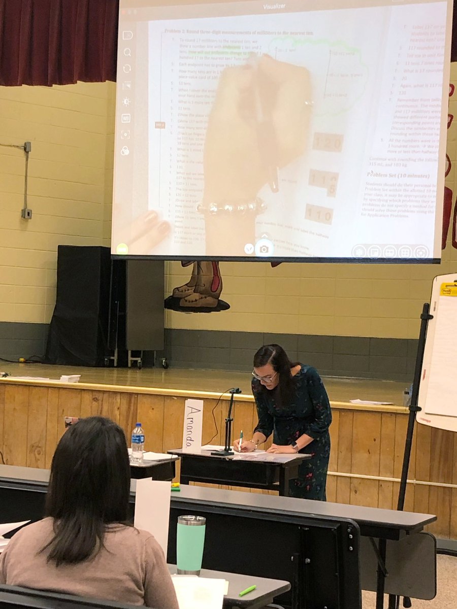 tpsdmath's tweet photo. Some of our math teachers in grades 3-5 spent the day studying the math in their Eureka Math lessons. The great minds facilitators were certainly great today!  #readytoannotate ✏️📗 https://t.co/D7lpdOlfG6