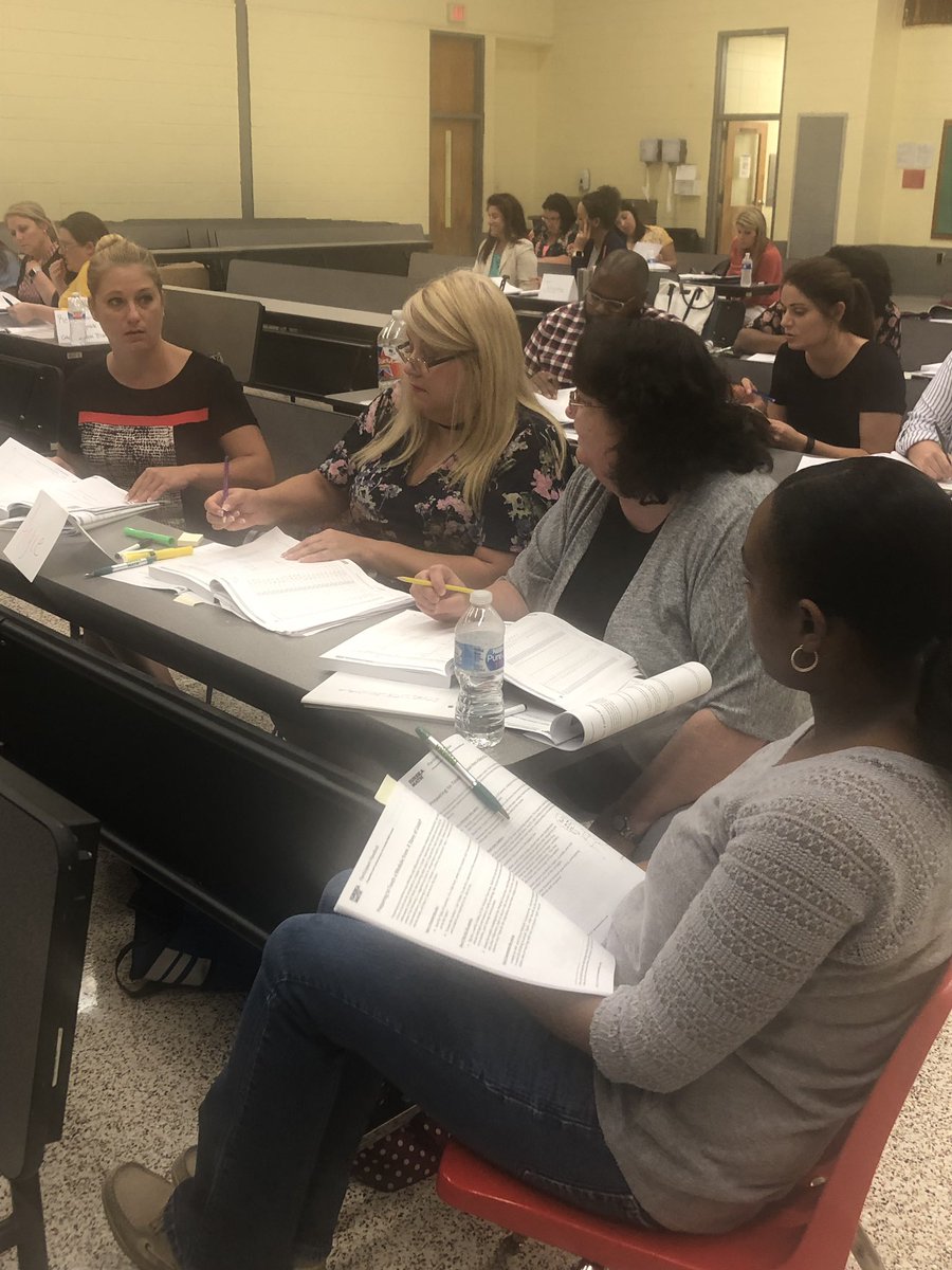 tpsdmath's tweet photo. Some of our math teachers in grades 3-5 spent the day studying the math in their Eureka Math lessons. The great minds facilitators were certainly great today!  #readytoannotate ✏️📗 https://t.co/D7lpdOlfG6