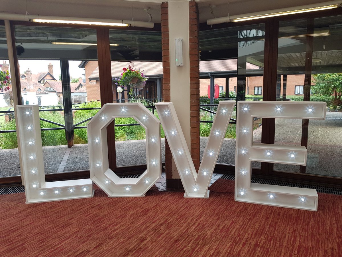 ELPhotoBooths's tweet photo. Our giant light up LOVE letters are a gorgeous addition to a Wedding today in the beautiful @CIMMoorHall Congrats to the newlyweds!

#itmustbelove #love #ledlights #vintage #wedding #shesaidyes #hesaidyes #ido #happilyeverafter #fairytaleending #bride #groom https://t.co/bPwLHZVYpo