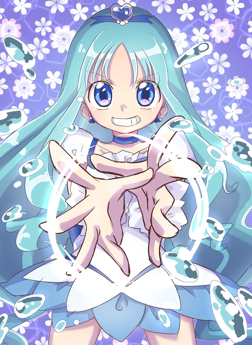 キュアマリン ,来海えりか 「投票ありがとうございました!!っしゅ!! 」|真哉子のイラスト