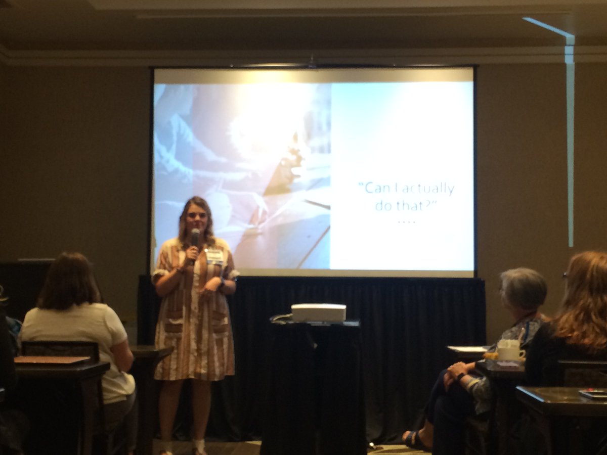 NurseSBK's tweet photo. Dr. Amanda Cole and her amazing @informaticsdiva poster presentation at #nursetimlive https://t.co/aZ1Cy7D4yK