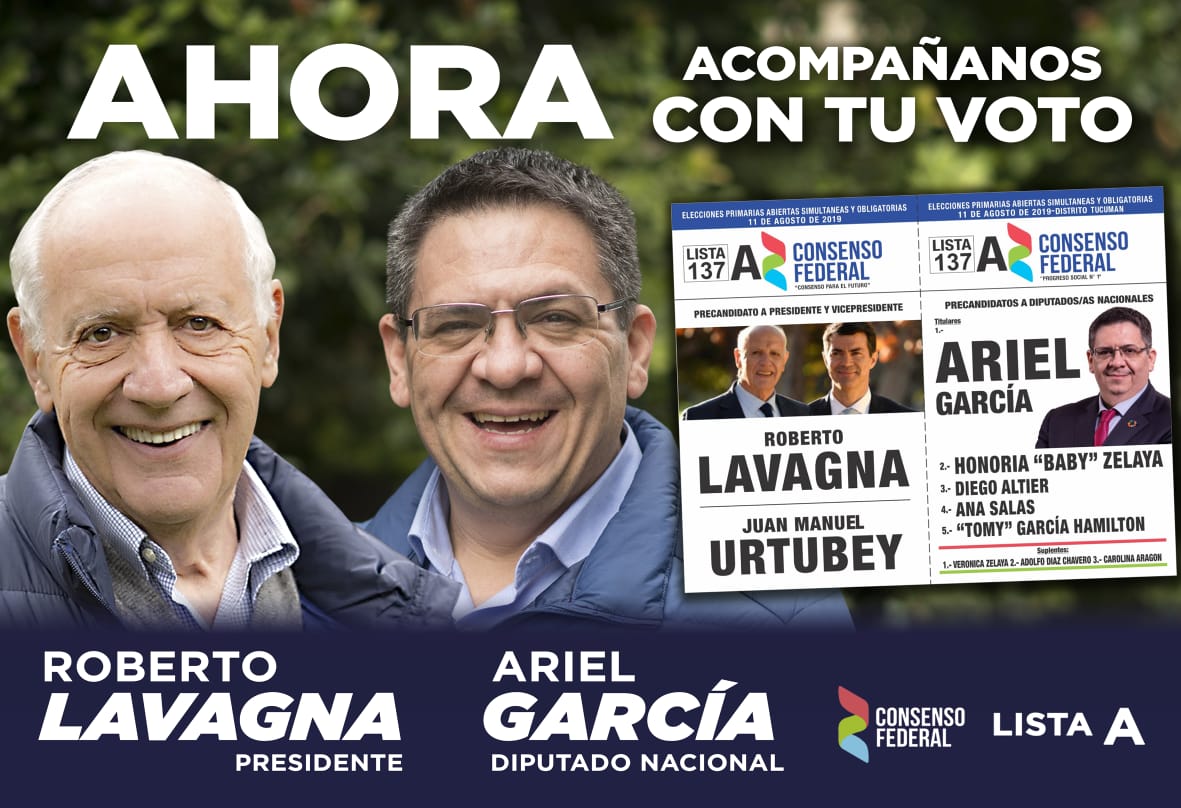 ArielGarciaUCR's tweet photo. 👉 Este es el voto del verdadero #ConsensoFederal en #Tucumán, el voto de @RLavagna que SÍ SABE cómo terminar con el atraso en el que estamos. El camino del crecimiento lo empezamos nosotros y vos podés ser parte, acompañame con tu voto este domingo 🗳
#EstamosConVos ✔
#ListaA✔ https://t.co/DUOcfdKaBq