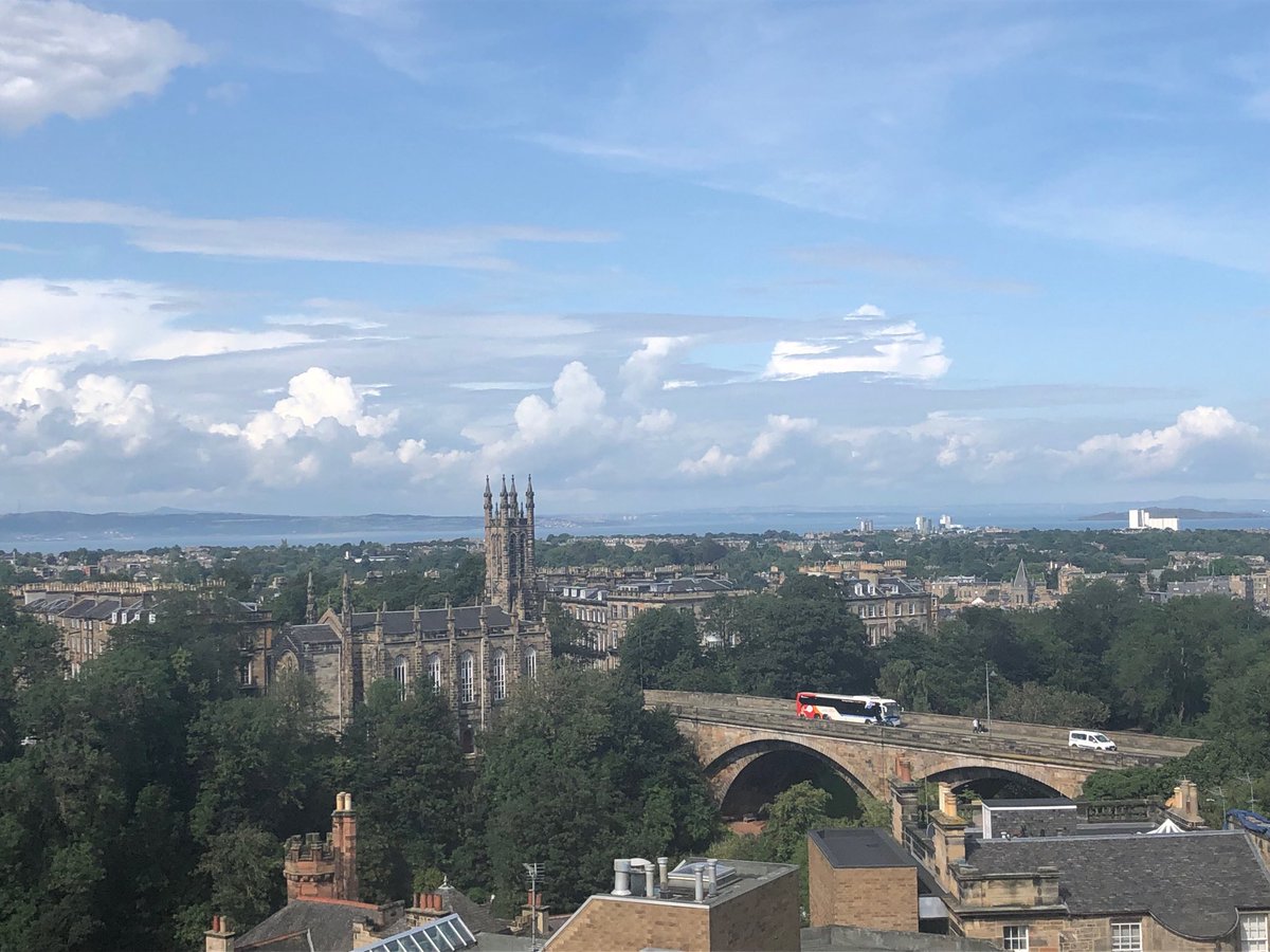 claresclark's tweet photo. Room with a view at @edbookfest. So happy to be here - and the sun is out. For now anyway... #IntheFullLightoftheSun https://t.co/uVk1kdnDmG