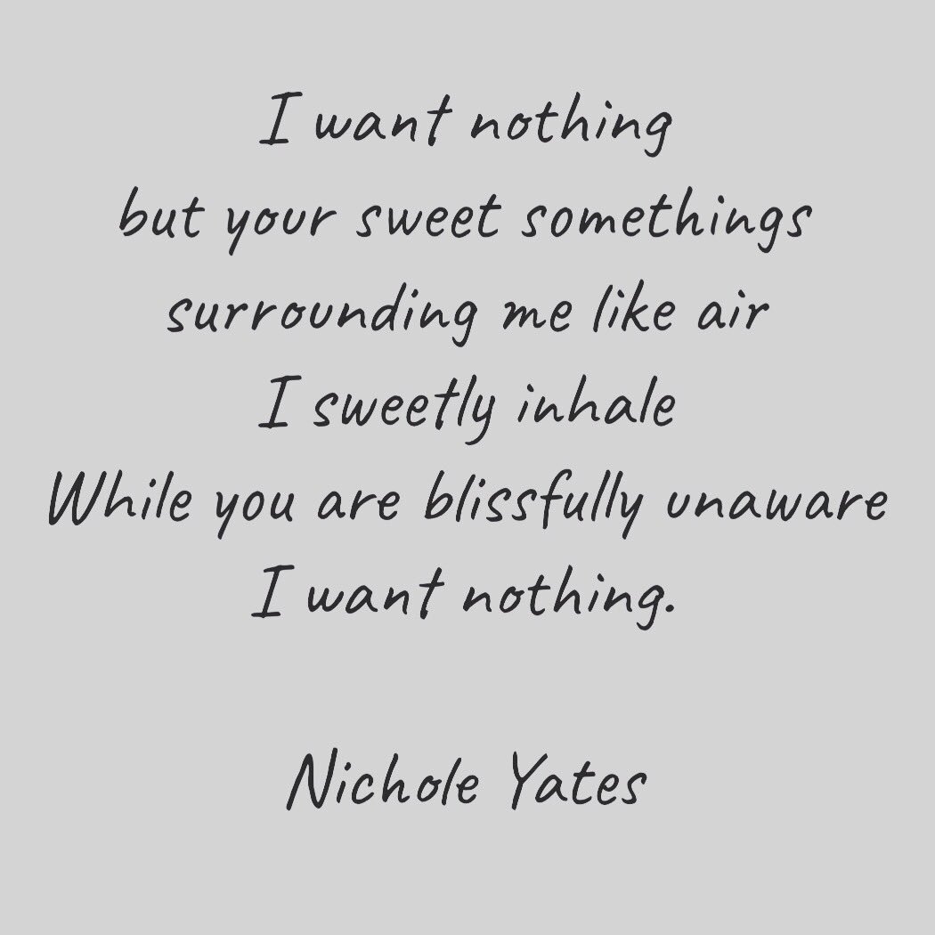 nicholeyates's tweet photo. Sweet nothings #poetry #poems #quotes #love https://t.co/vzJlHofJzL