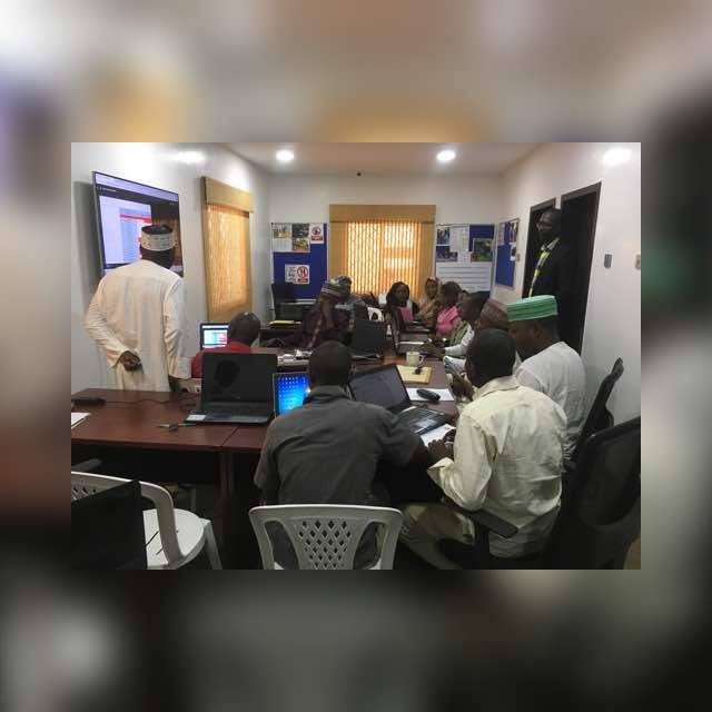 A preview of the IDCR team during the monthly  State Data Validation at the Agency .