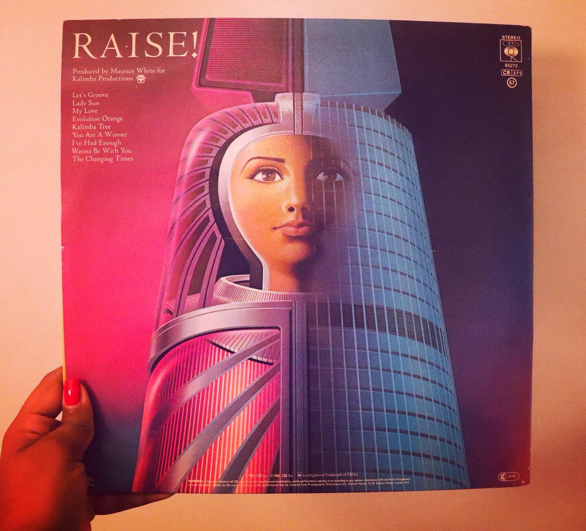4vinylloverz's tweet photo. ✨💗Welcome to the family 💗✨

Artist: @EarthWindFire ✨
Album: Raise✨
Year: 1981 ✨
Label: @ColumbiaRecords ✨

I’ve wanted this album on vinyl for so long; happy to finally have it ✨

#4Vinylloverz #Music #Funk #Vinyl #RecordCollection #EarthWindAndFire https://t.co/VHcoXcMbb9