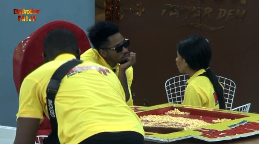 BBNaija's tweet photo. Is that break up I smell though? What does Mercy mean by she's tired and wants to play the game alone? Does she want to dump Ike? 

Meanwhile, Ike wants to steal dance moves too. There's nothing this boy won't steal - SN

#BBNaija
https://t.co/4c4vXa4ULz https://t.co/kPP2xkF9JL