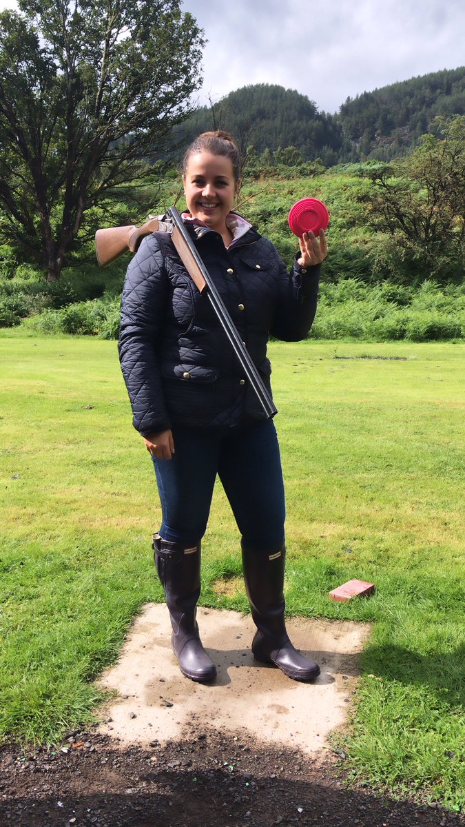 Clay pigeon shooting in the sun for the bride who hates pigeons the most. Strike a pose 👑👰🏼💍💁🏼‍♀️<a href="/ExecLawyerMax/">Maxine Chiverton</a> <a href="/CorahJEdgar/">Corah Franco</a> #ClayPigeonShooting #HenDo #NooneWasHurt